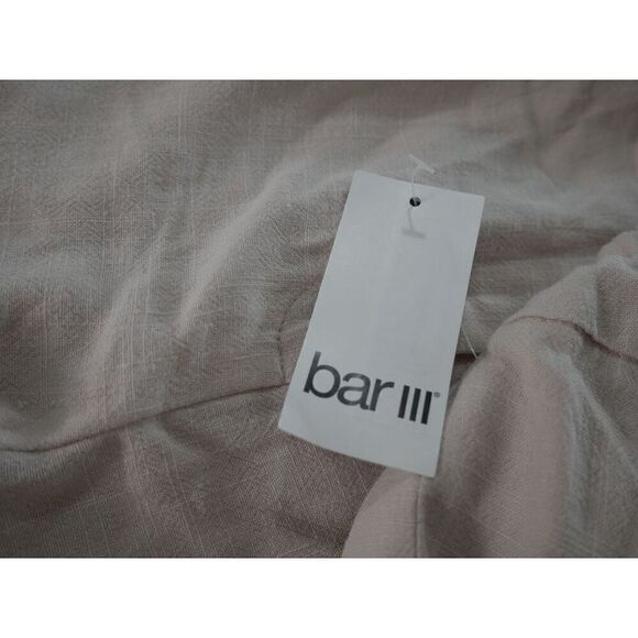 Bar III Women's Plus Size Textured Wide-Leg Cropped Pants flax 20W - Picture 9 of 10